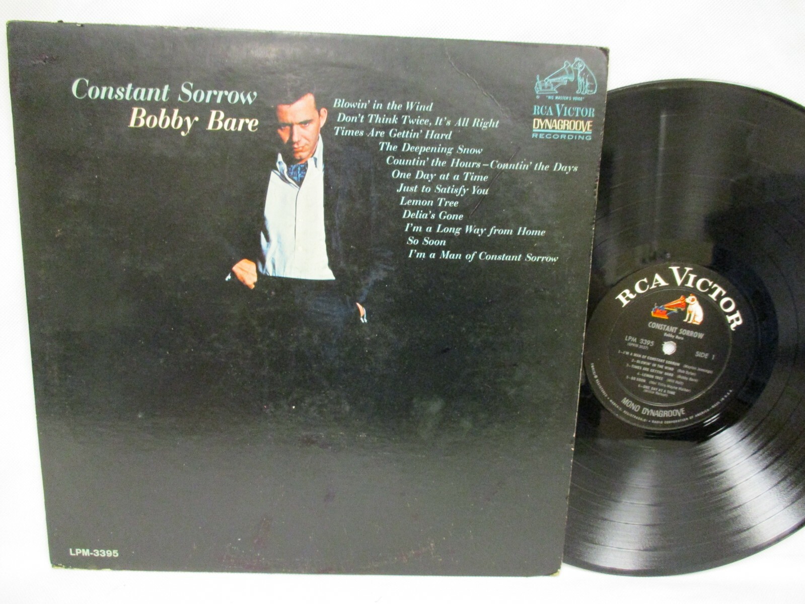 Bobby Bare Constant Sorrow 1965 Mono Record Country RCA Victor LPM 3395 VG LP