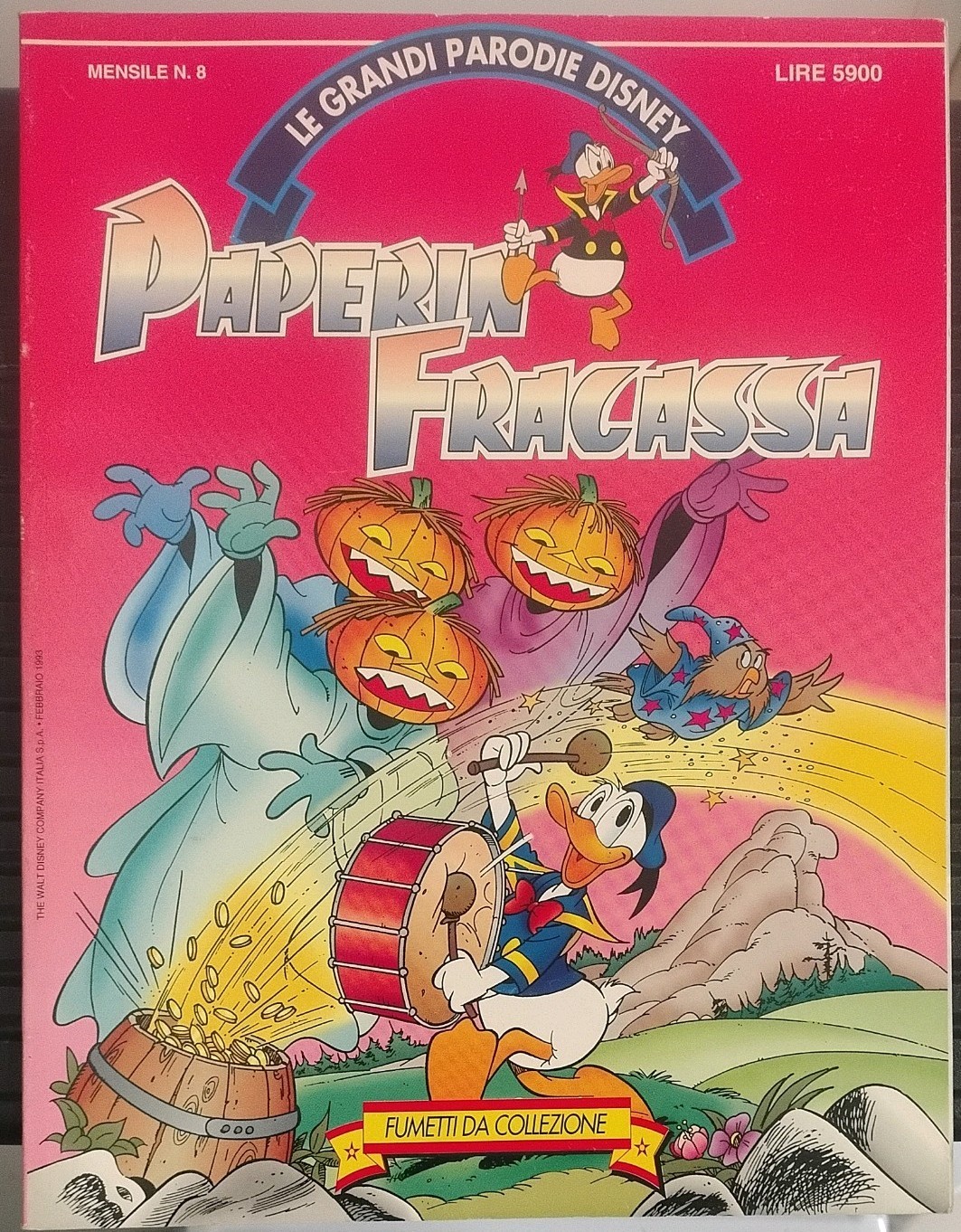 Le grandi Parodie Disney - Paperin Fracassa n° 8