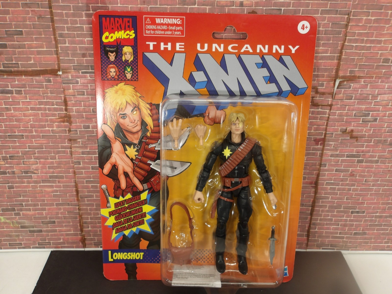 Marvel Legends Retro Uncanny X-Men Longshot 6" Figura 97