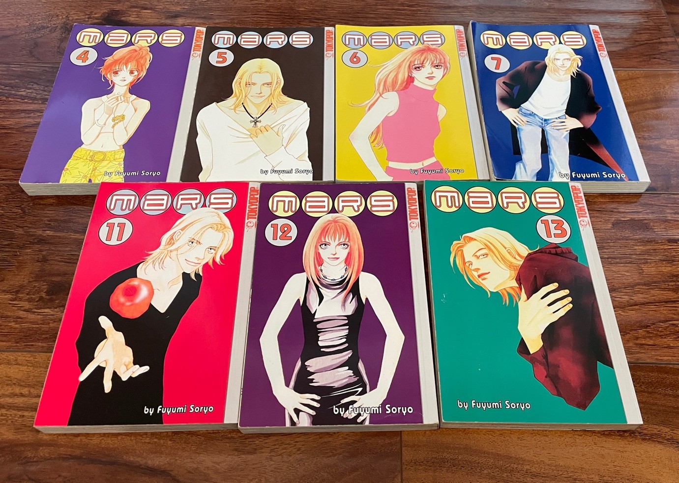 MARS Manga serie completa, vol. 4-7 e 11-13