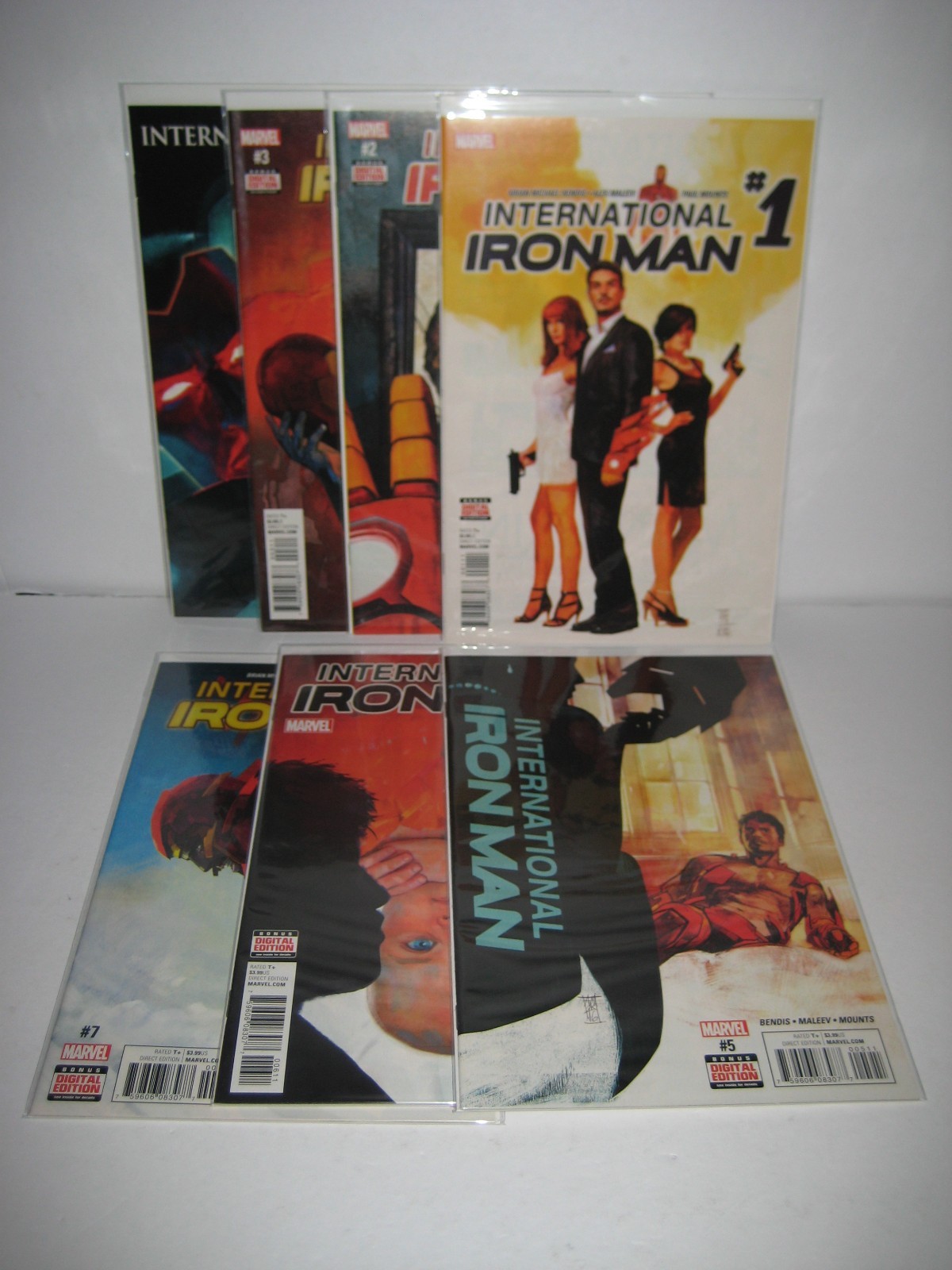 International Iron Man #1-7 set completo Marvel Comics 2016