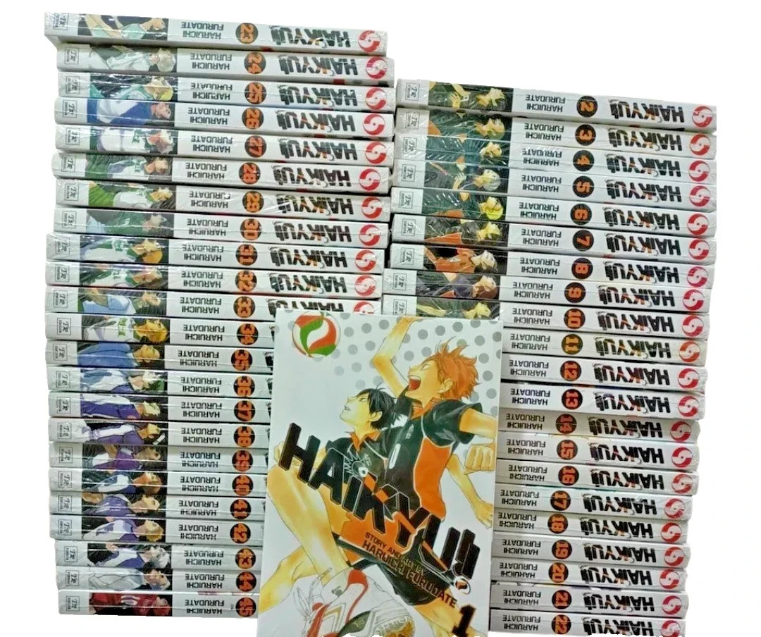 Haikyuu!! Set manga completo vol. Collezione fumetti versione inglese 1-45 FAST SHI