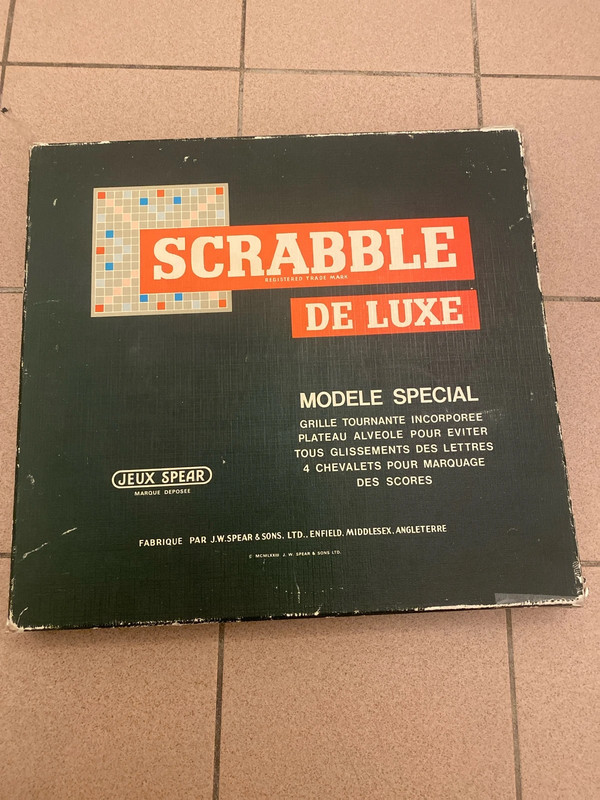 Scrabble de luxe 1973