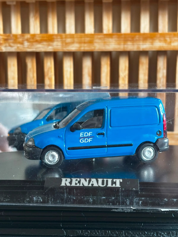 Renault Kangoo EDF GDF bleu 1/43 avec boîte