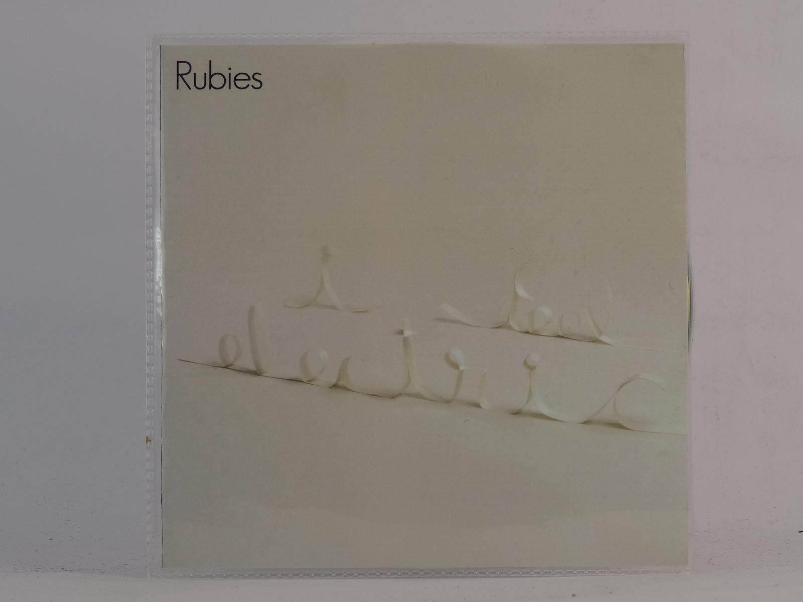 RUBIES I FEEL ELECTRIC (E36) 3 Track Promo CD Single including Card Sleeve 