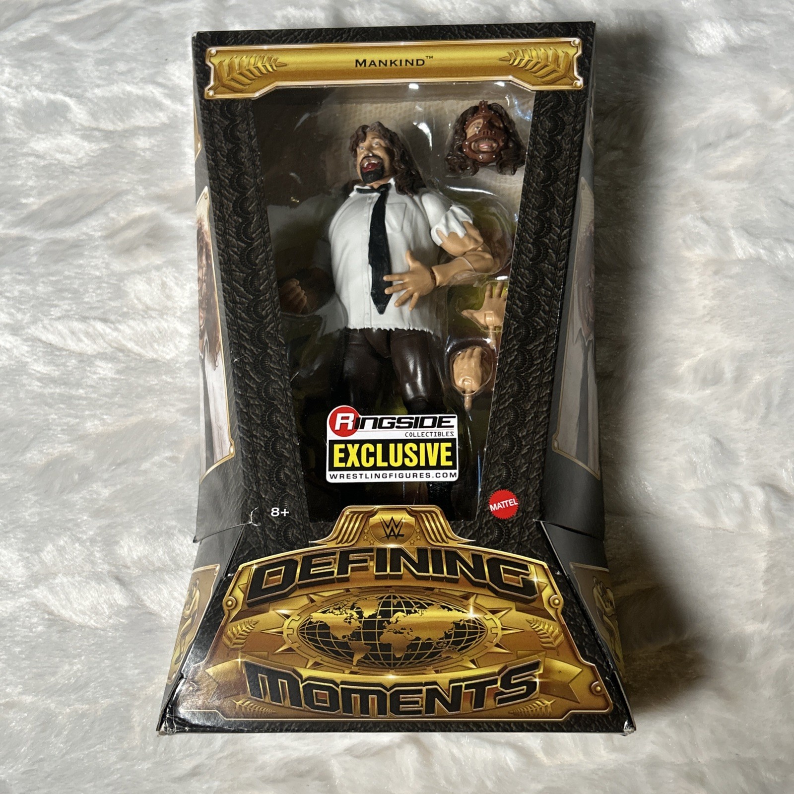 WWE Elite Defining Moments Mankind Action Figure Esclusiva Mick Foley Ringside