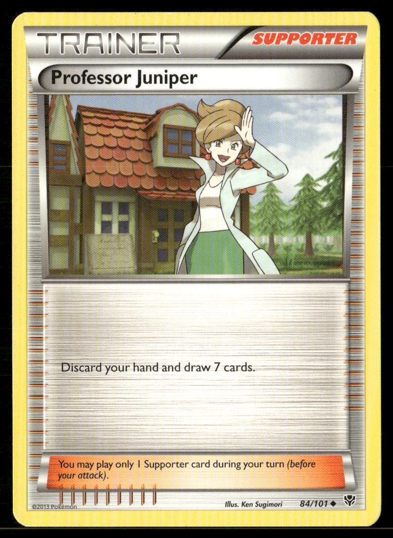 Professor Juniper 84/101 Pokemon esplosione al plasma non comune molto giocato