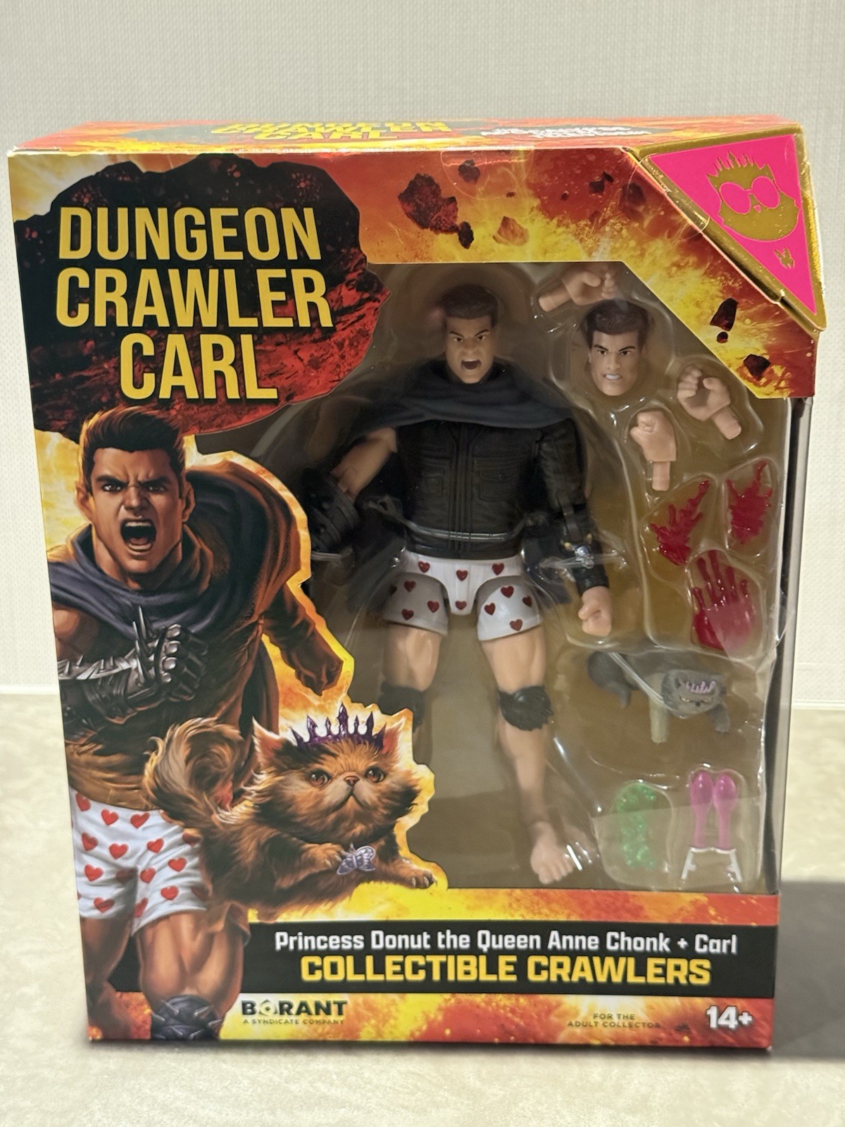 SDCC 2026 Esclusivo set di action figure UCC Dungeon Crawler Carl & Donut