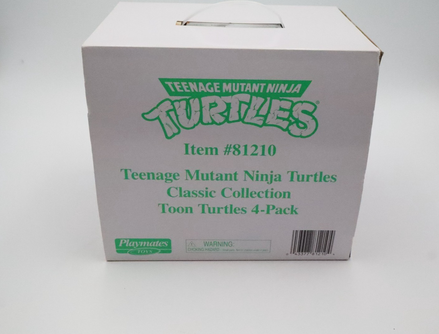TMNT Classic Collection Toon Turtles Confezione da 4 Playmates 2022 Articolo 81210 Nuovo