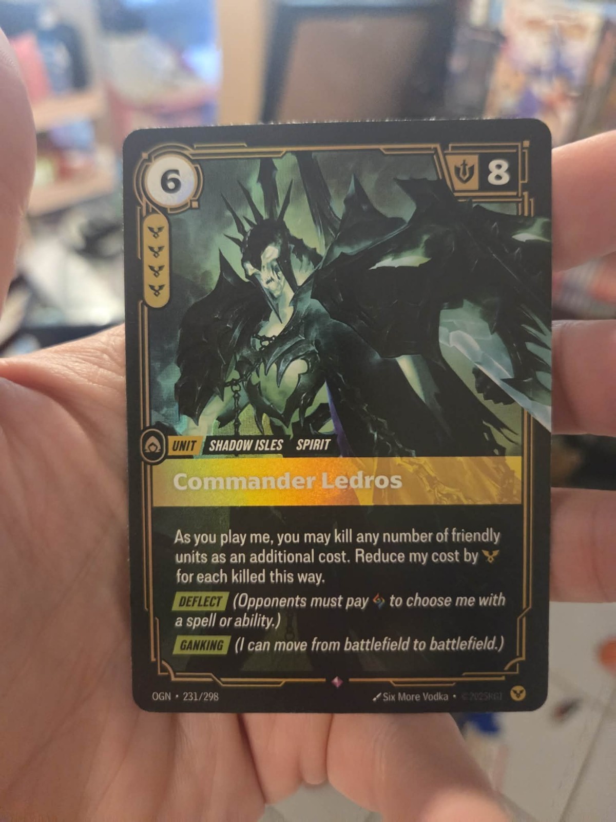 Commander Ledros 231/298 Rare Origins Riftbound Foil