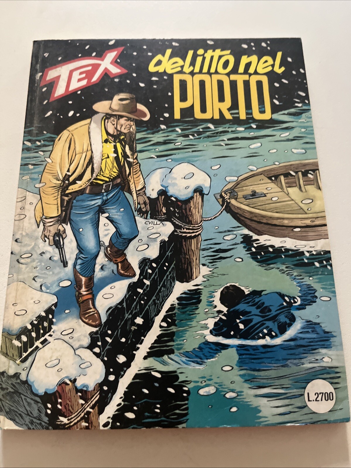 GIORNALINO FUMETTO TEX BONELLI N 415 Delitto Nel Porto - COLLEZIONE VINTAGE