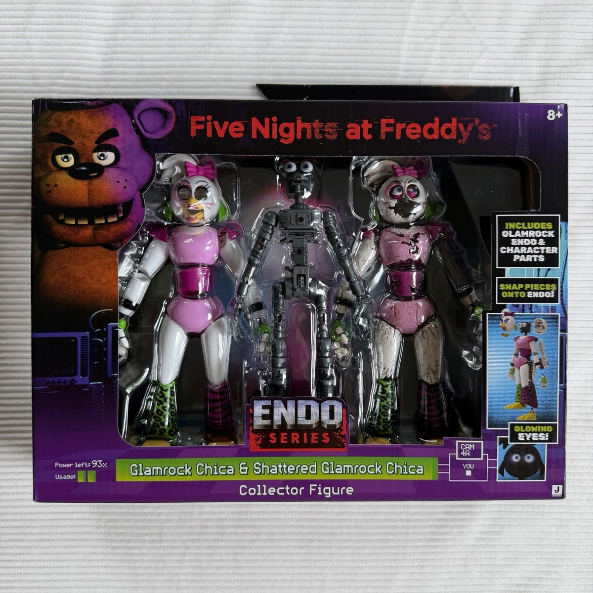 Jazwares Five Nights At Freddy’s Endo Series Glamrock Chica & Shattered Chica