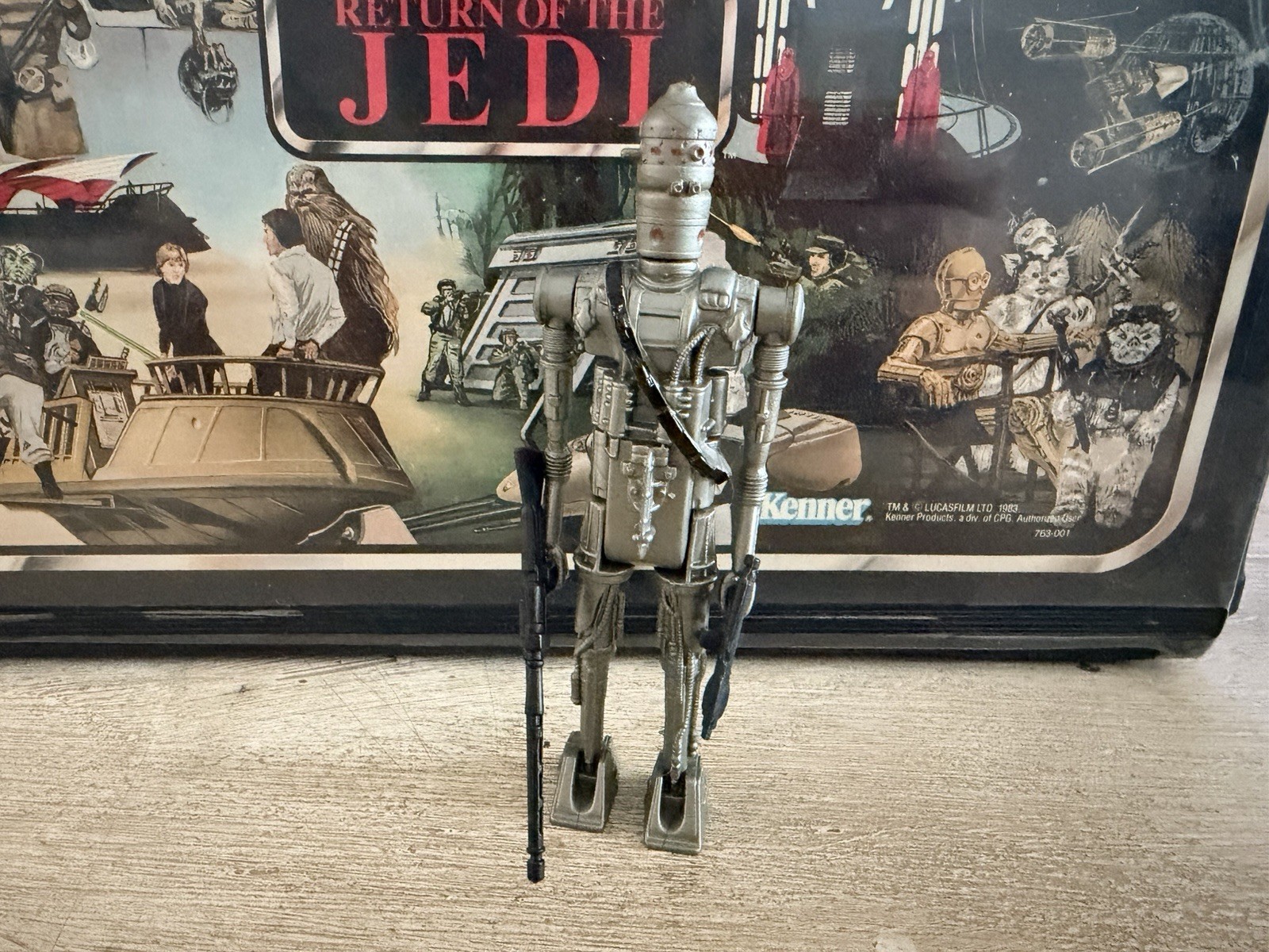 Figurina Star Wars IG-88 vintage completa originale Kenner 1980 Hong Kong