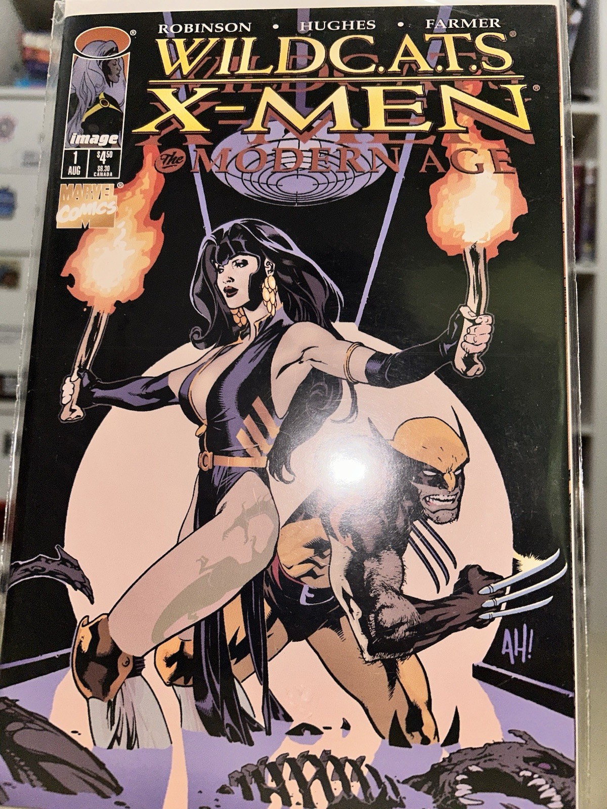 WildC.A.T.S./X-Men The Modern Age #1 One-Shot 1997 Image Comics Adam Hughes