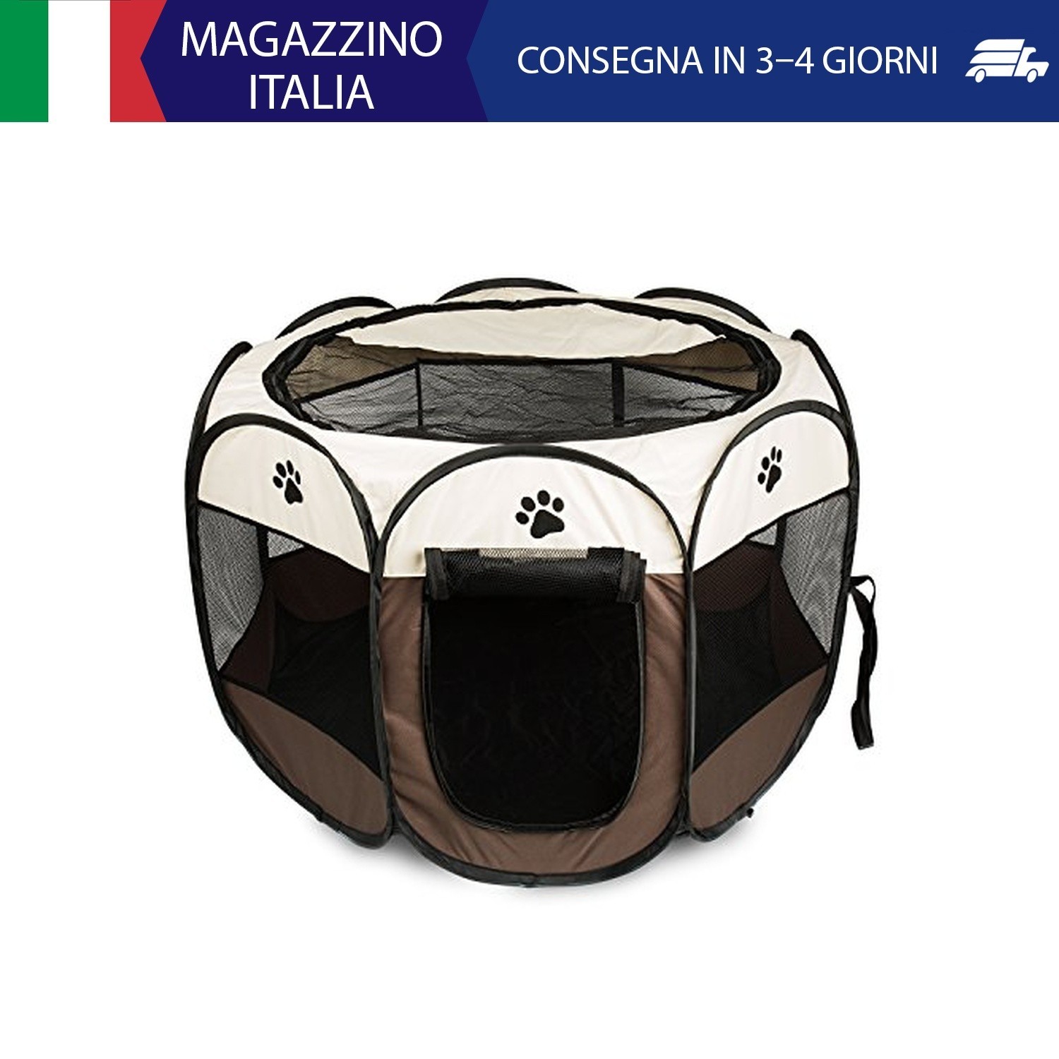 Recinto per Cani da Interno, Pieghevole Recinto per Cani Gatti Cuccioli Piccoli