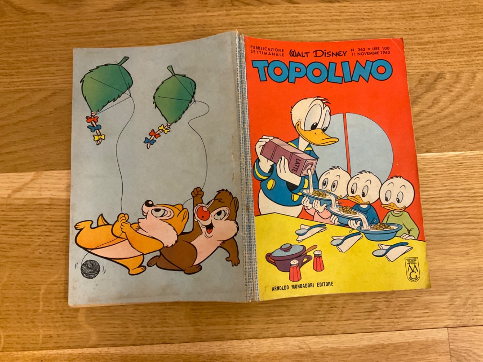 TOPOLINO LIBRETTO N.363 MONDADORI DISNEY 1962 SI BOLLINO, SI FIGURINE, NO CEDOLA