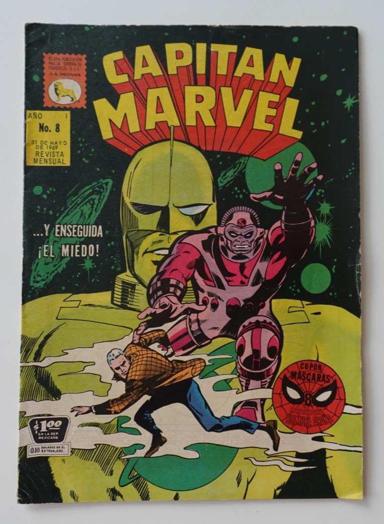 Cómic E. LA PRENSA/MEXICO CAPITAN MARVEL " 1969 #8
