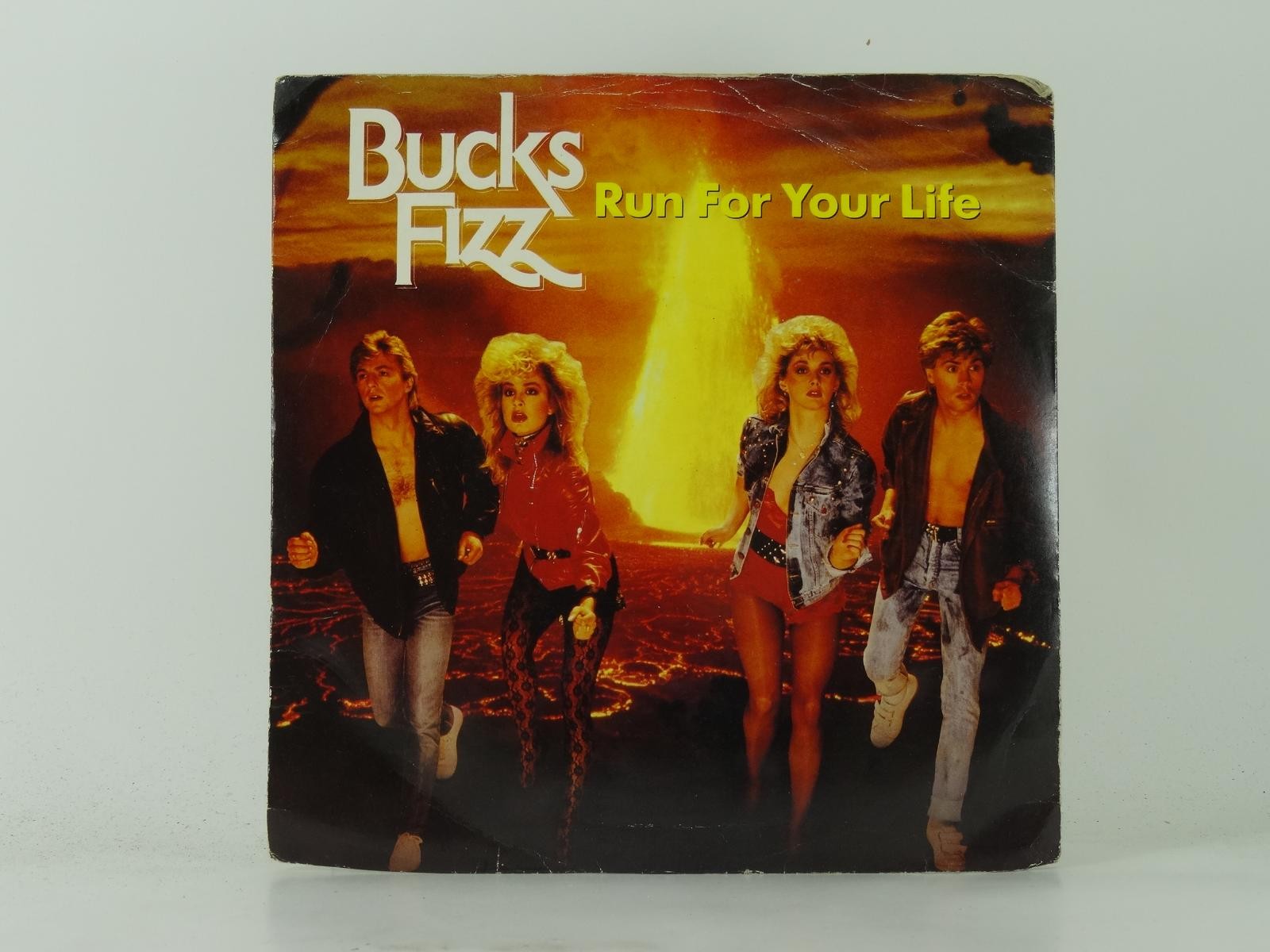 BUCKS FIZZ RUN FOR YOUR LIFE (3) (48) 2 Track 7" Single plus Picture Sleeve RCA 