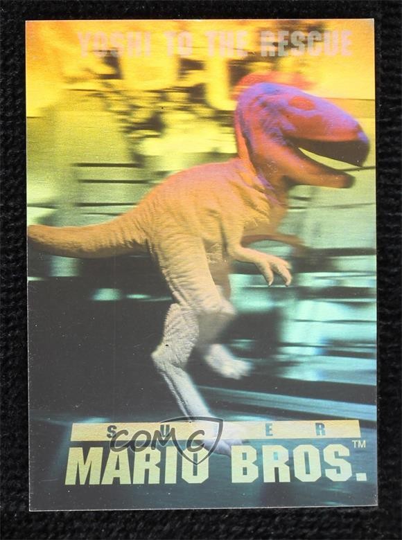 SkyBox Super Mario Bros 1993 film ologrammi Yoshi in soccorso #H3 0kg8