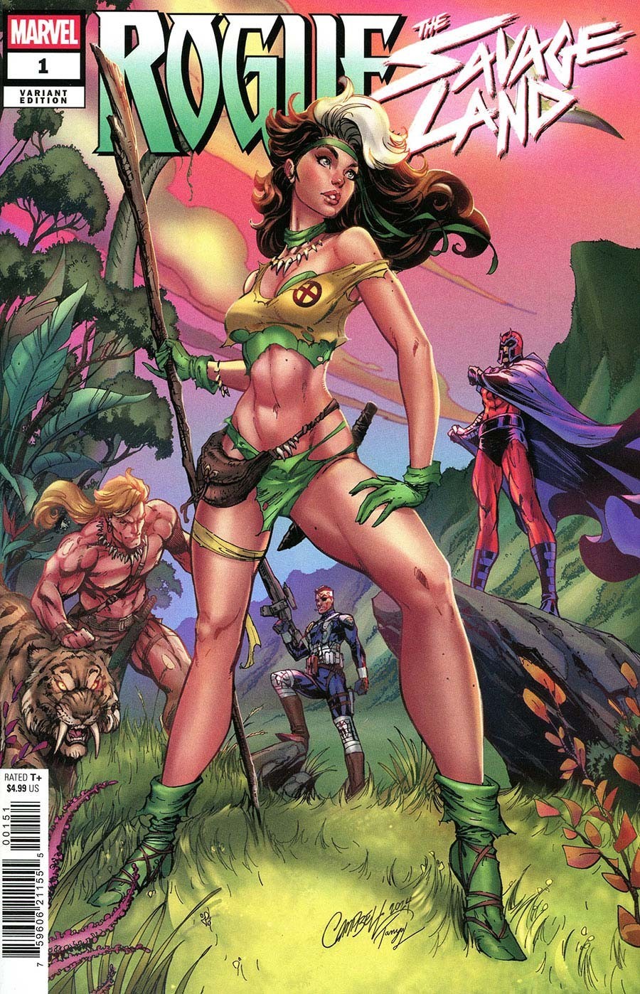 ROGUE THE SAVAGE LAND #1 CVR D J VARIANTE SCOTT CAMPBELL