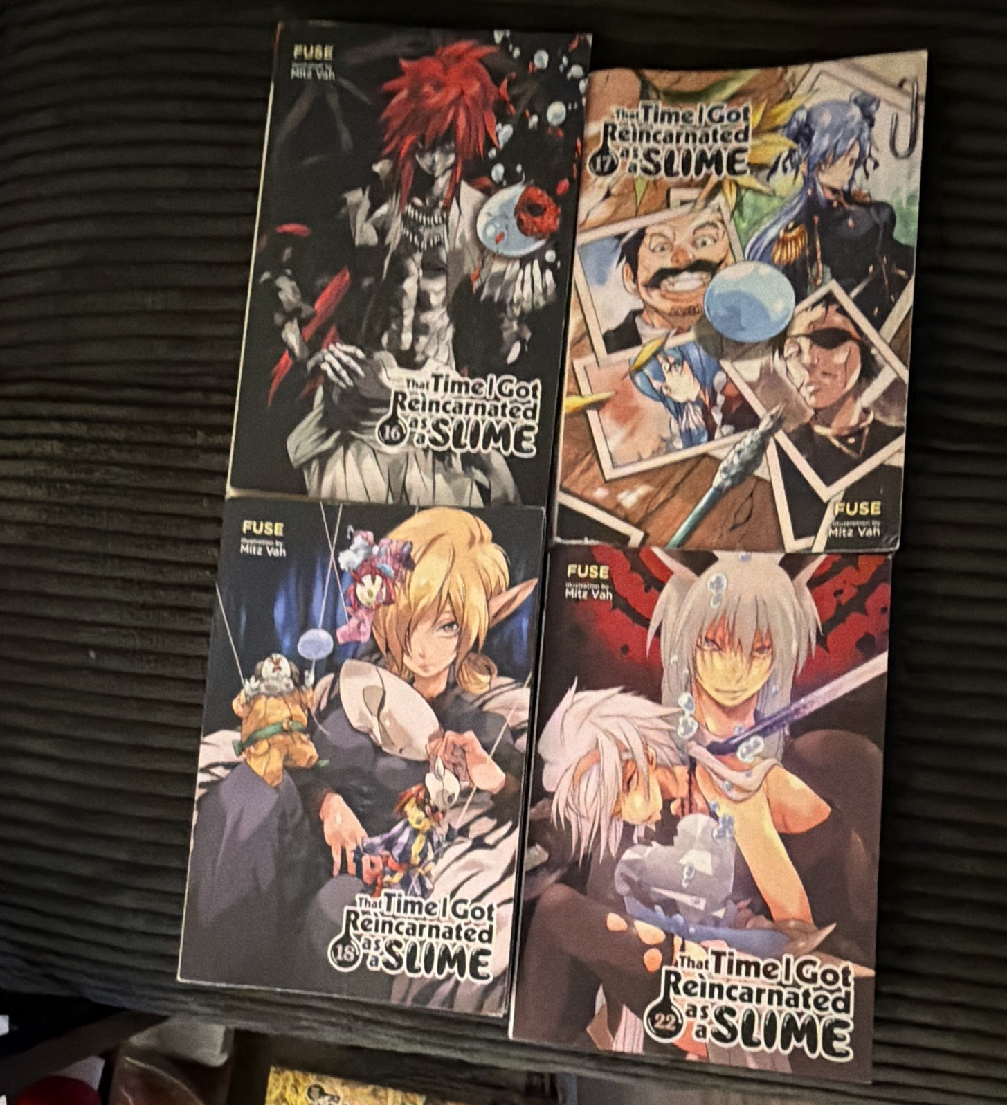 Lotto 22 Yen Press That Time I Got Reincarnated as a Slime Manga Vol 16-18