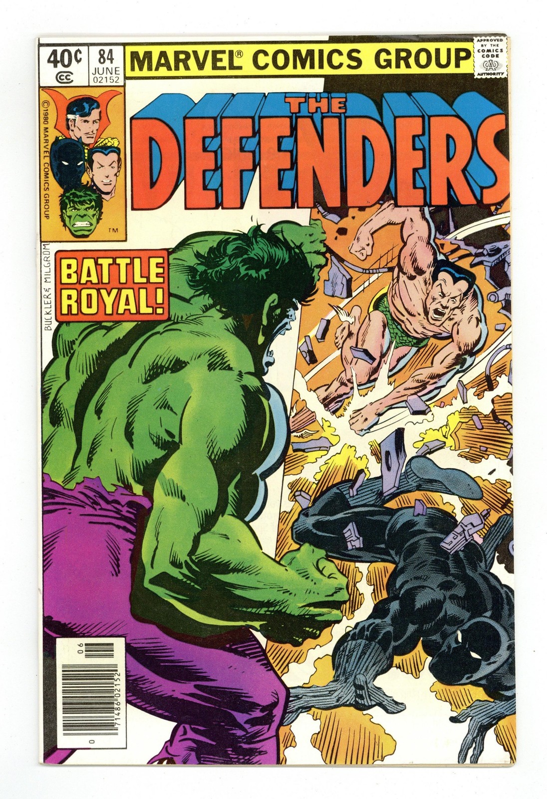 Defenders #84D FN/VF 7.0 1980