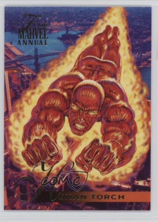 1995 Flair Marvel Annual Human Torch #79 m6g