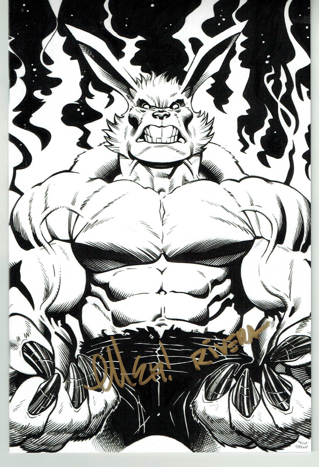 STABBITY BUNNY #1 BY ED MCGUINNESS HULK 1 OMAGGIO NYCC 2019 LTD 50 stampa 2xsigned