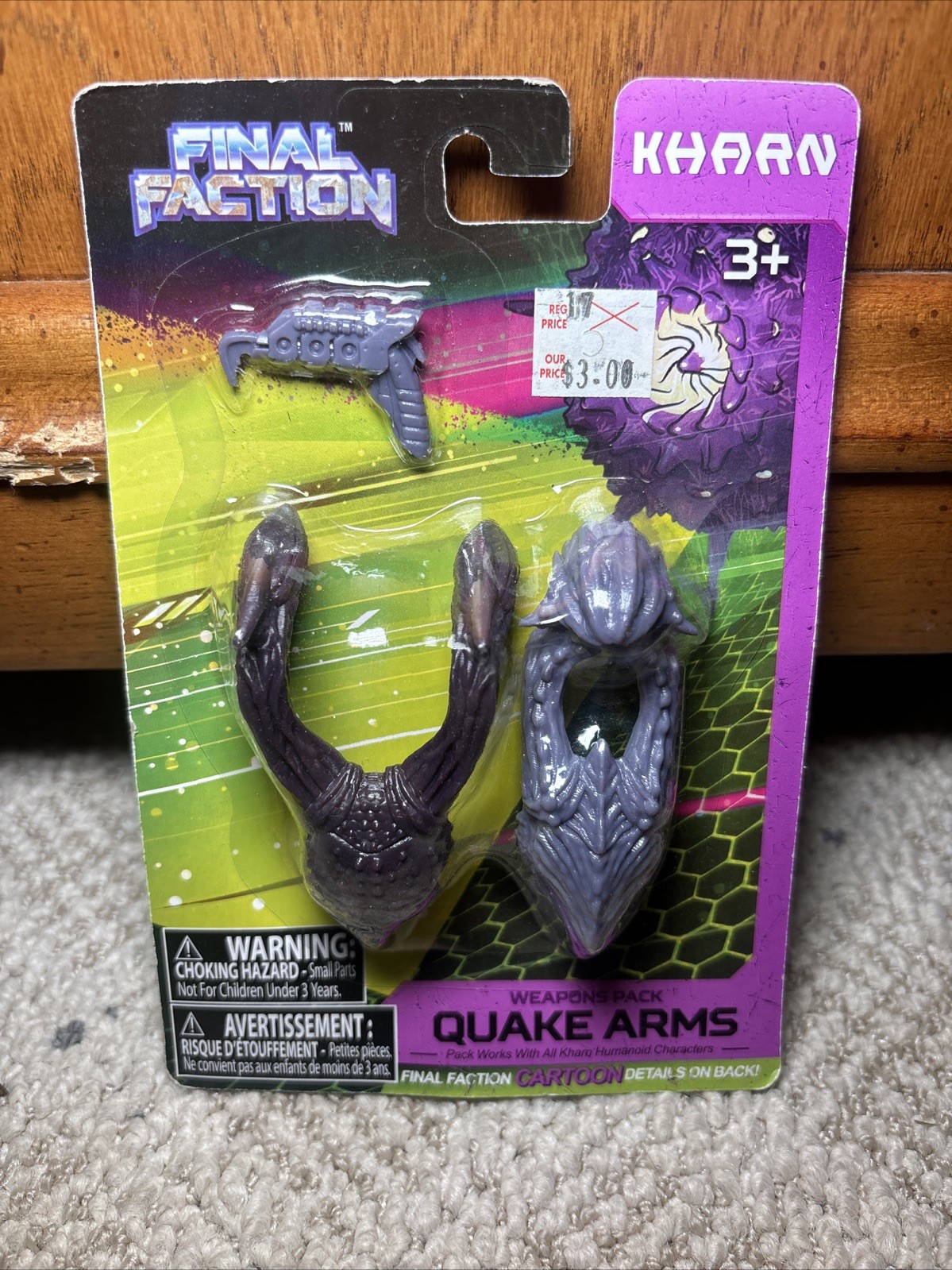 Final Faction Accessories Kharn Quake Arms Weapons Pack Greenbrier