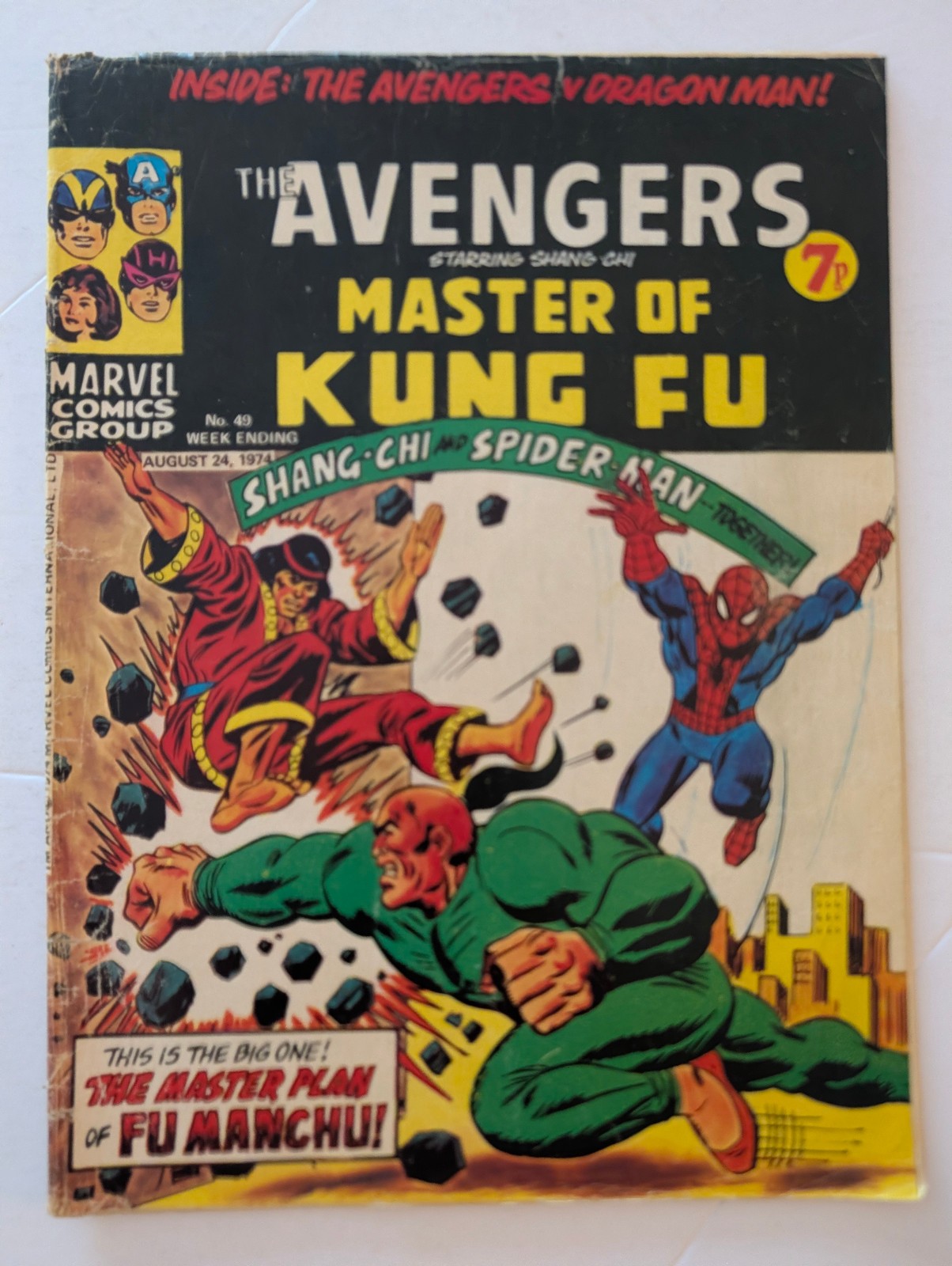 The Avengers No 49, August 24th 1974, Marvel UK.