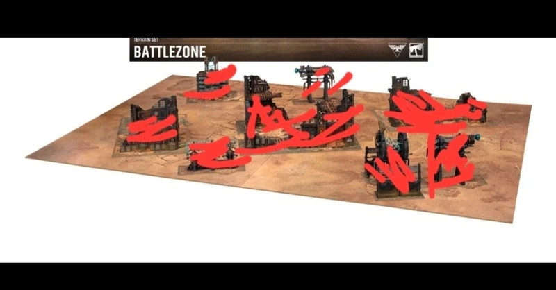 2 double sided armageddon boards 40k