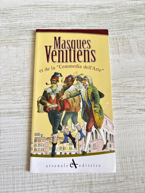 Livre Masques vénitiens et de la Commedia dell’arte