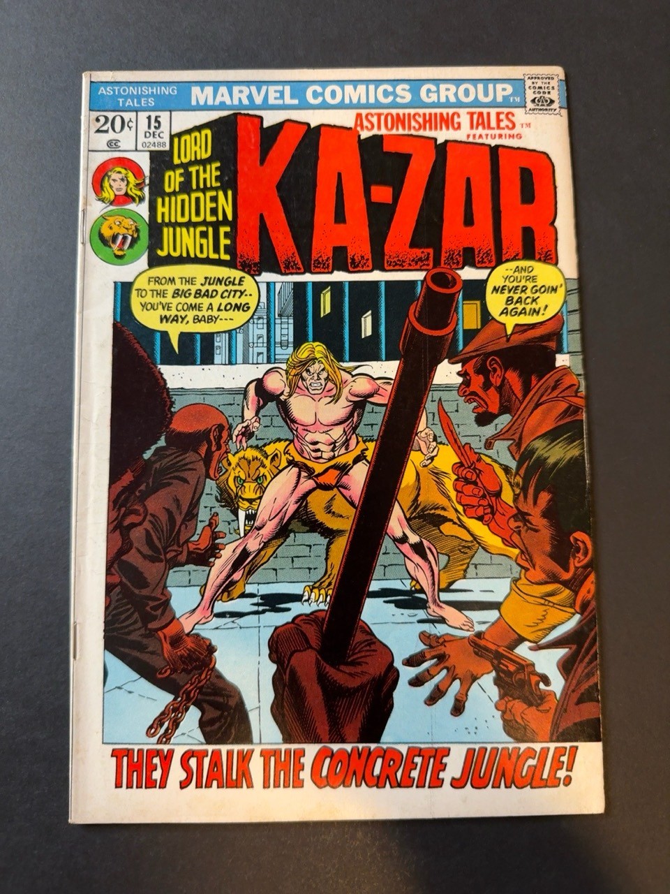 Astonishing Tales #15 1972 Marvel Gil Kane Mike Friedrich Bill Everett 6.0