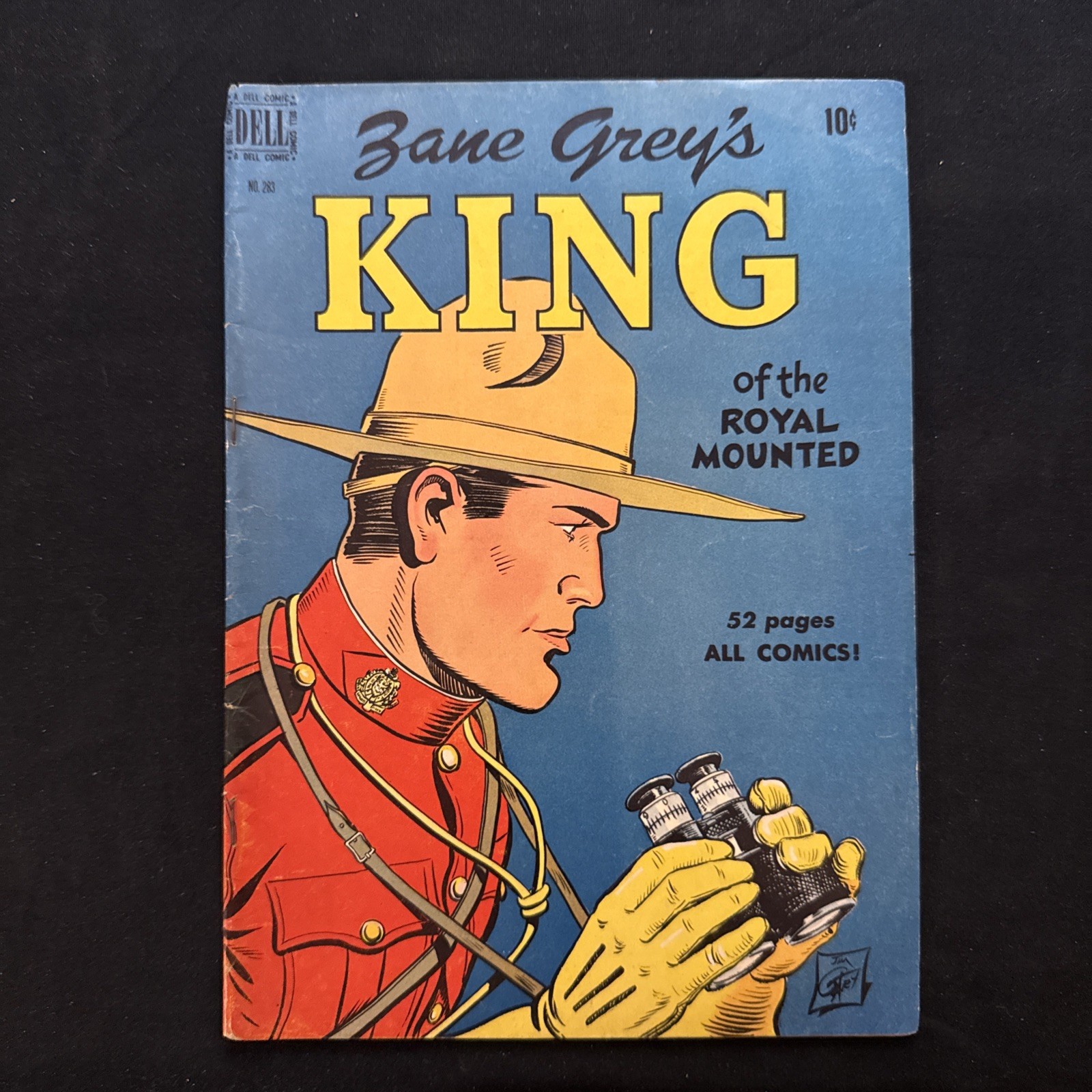 Four Color #283 (Dell Comics 1950) Zane Grey’s King Of The Royal Mount Low Grade