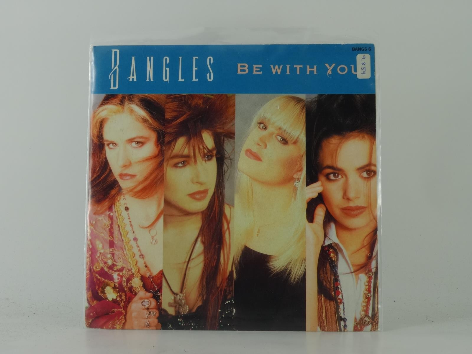 BANGLES BE WITH YOU (1) (3) 2 Track 7" Single plus Picture Sleeve CBS RECORDS