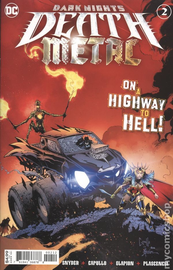 Dark Nights Death Metal #2G Capullo variante seconda stampa quasi nuovo 2020 immagine stock