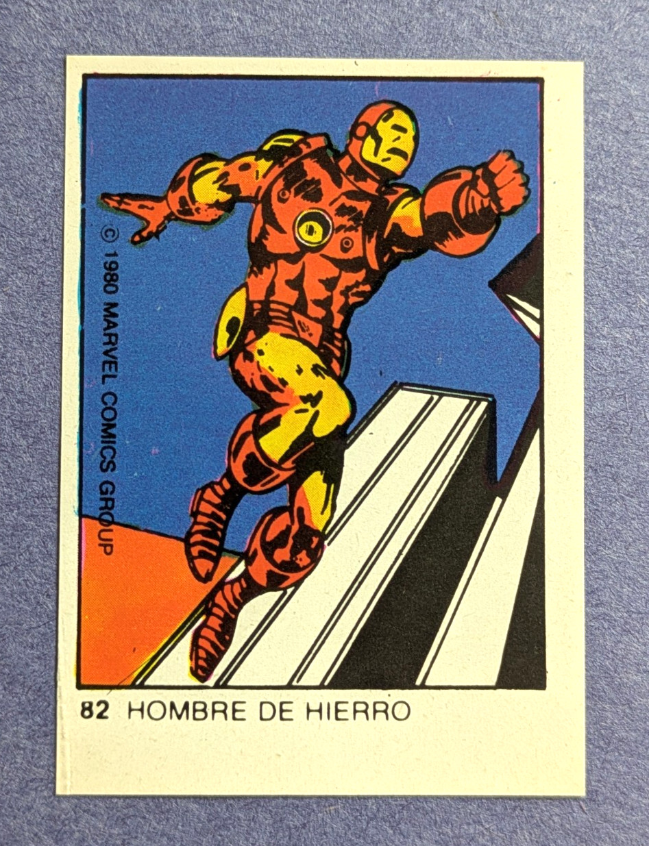 Terrabusi Argentina Marvel 82 Iron Man 1980 (nell'82-3)