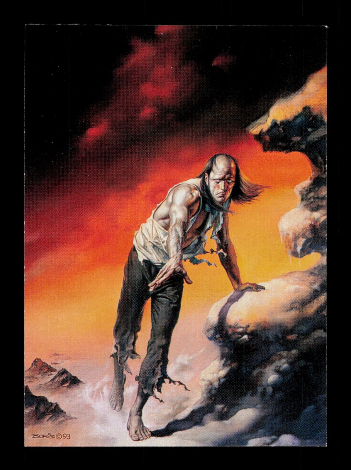 82 Frankenstein 1994 Boris 4 Magnifici Miti Fantasy Art Trading Card TC