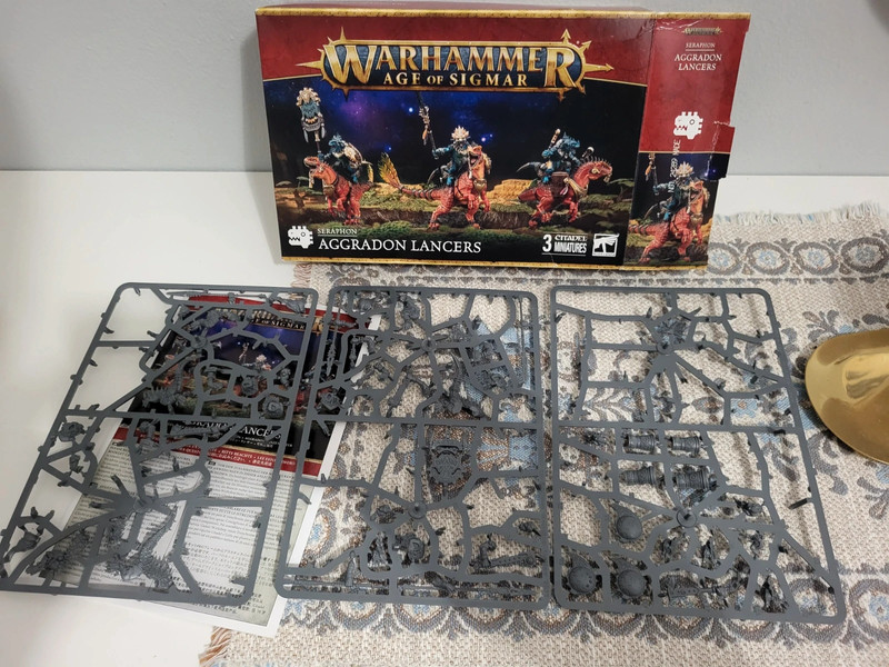 Warhammer age of sigmar aggradon lancers only riders seraphon