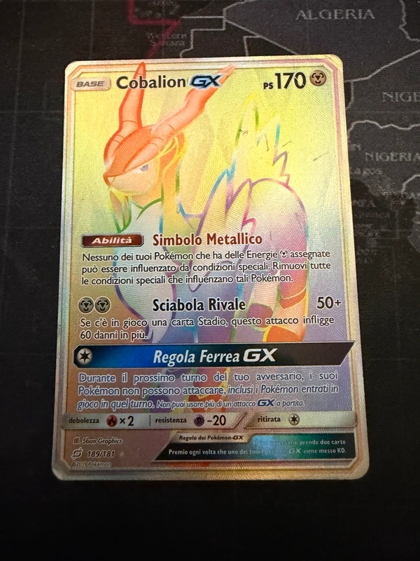 Cobalion GX Arcobaleno 189/181 – Pokémon ITA