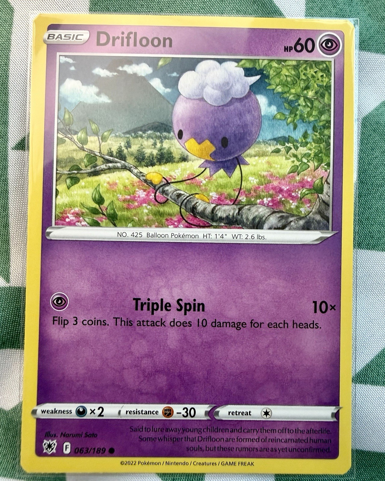 Drifloon - 063/189 - Radianza Astrale (SWSH10) - Pokemon NM/M