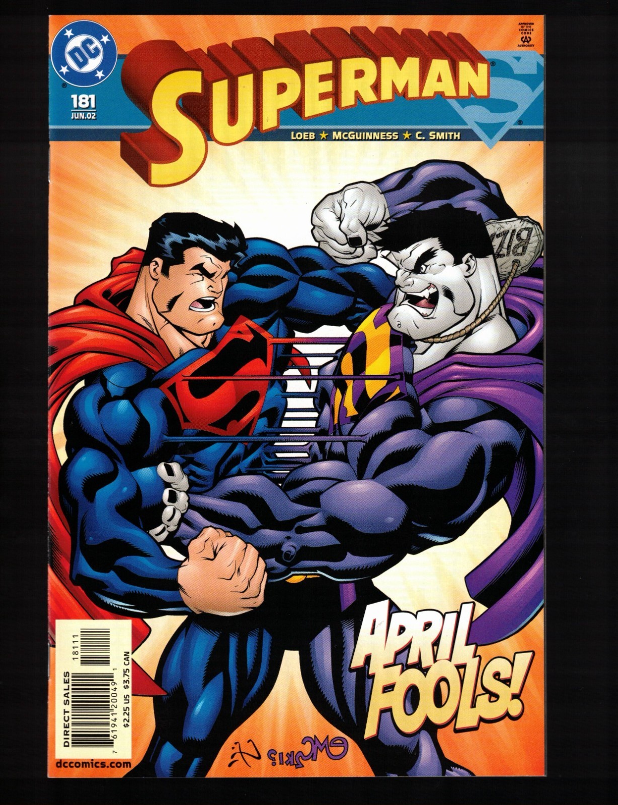 Superman #181 vs Bizarro!   VF/NM 2002 DC Comic