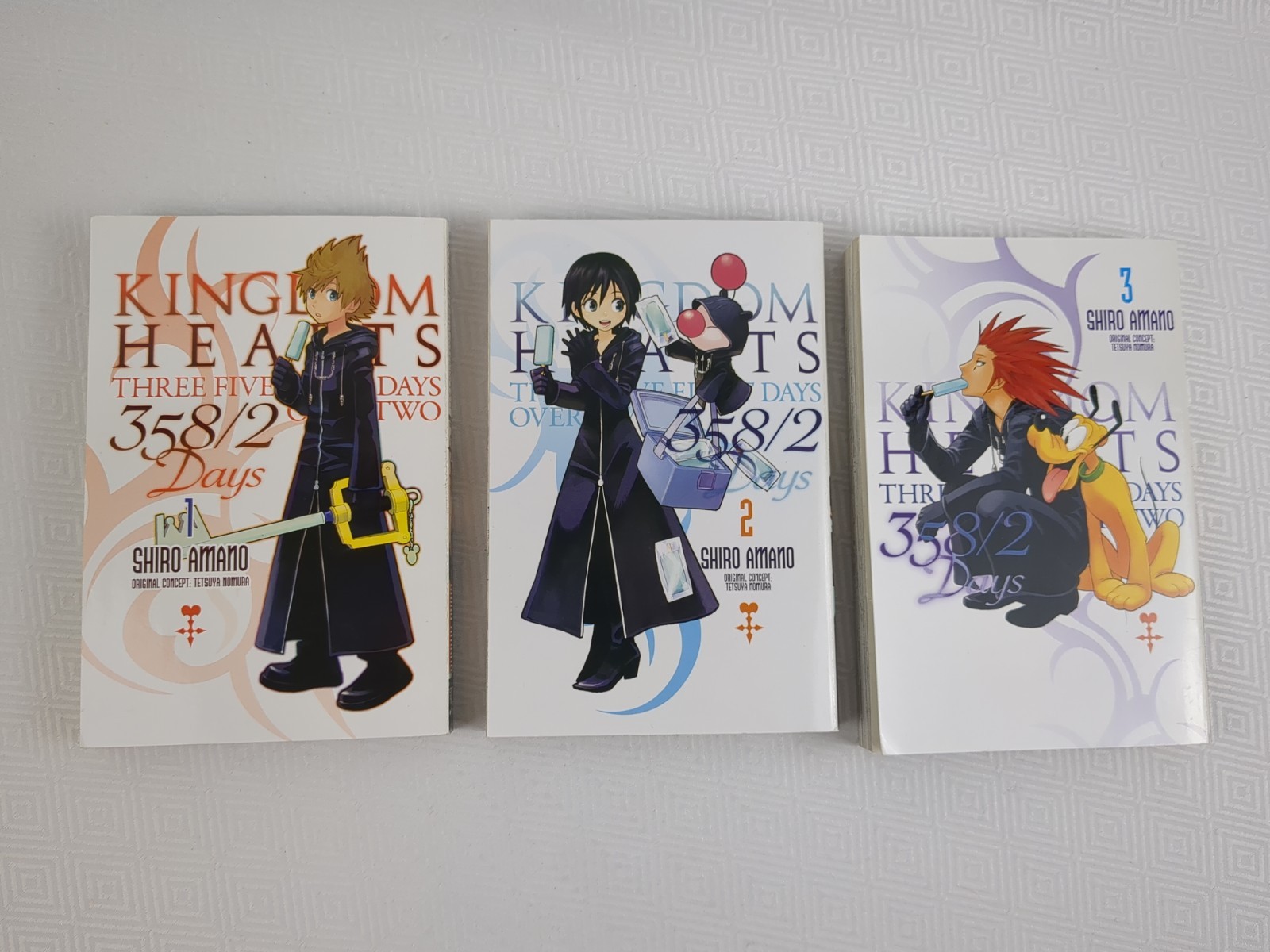 Kingdom Hearts 358/2 Days Manga English Volumes 1-3 Yen Press Shiro Amano PB 