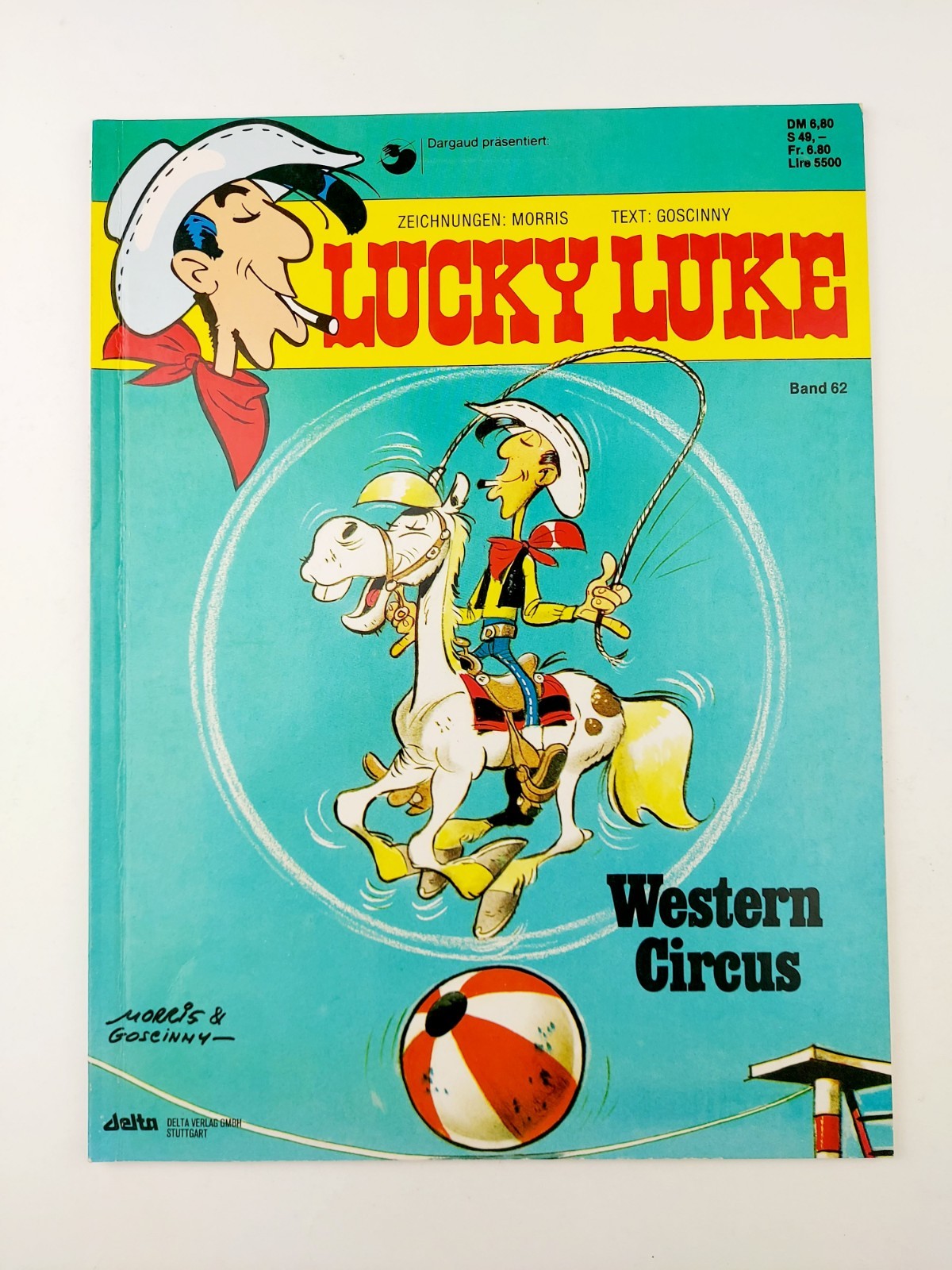 Album fumetti Delta / prima edizione / Lucky Luke volume 62 / ottime condizioni / Z1-2