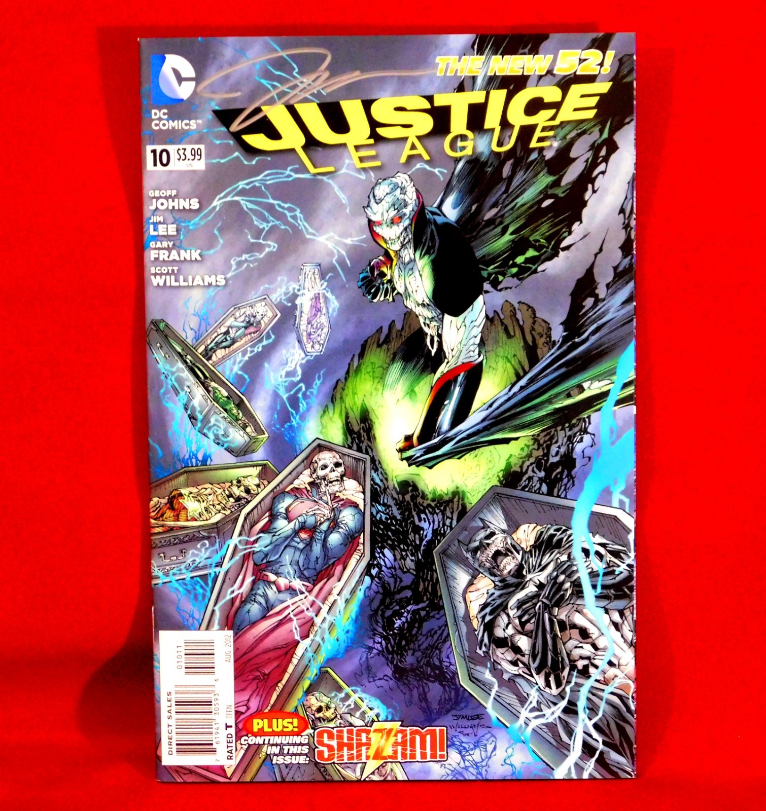 JUSTICE LEAGUE #10 IL NUOVO 52! FIRMATO DALL'ARTISTA JIM LEE