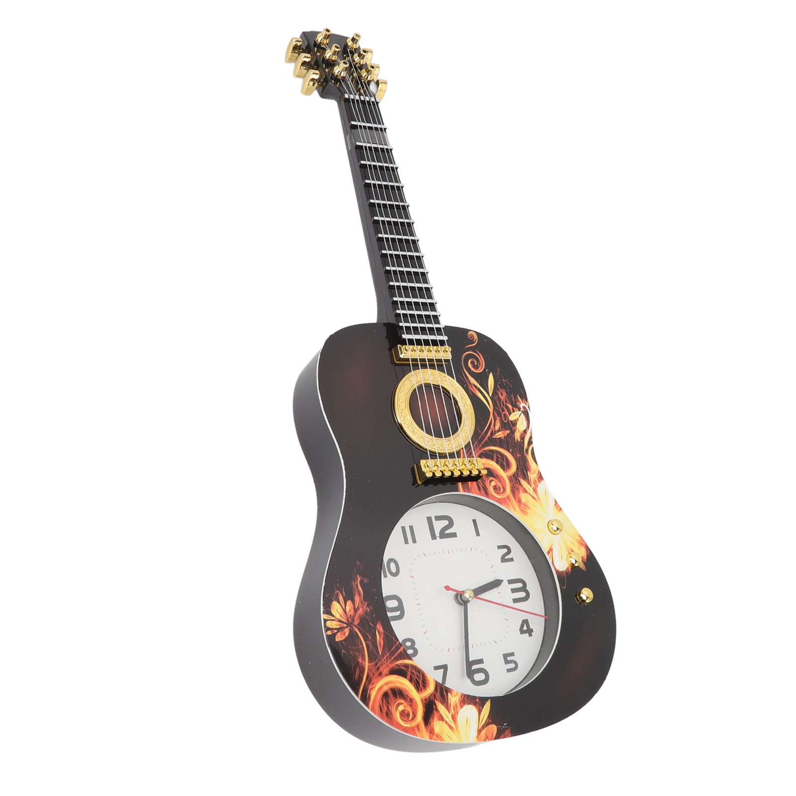 Orologio Da Parete Con Design Silenzioso Simile A Ukulele Sveglia Decorativa F Hn1L