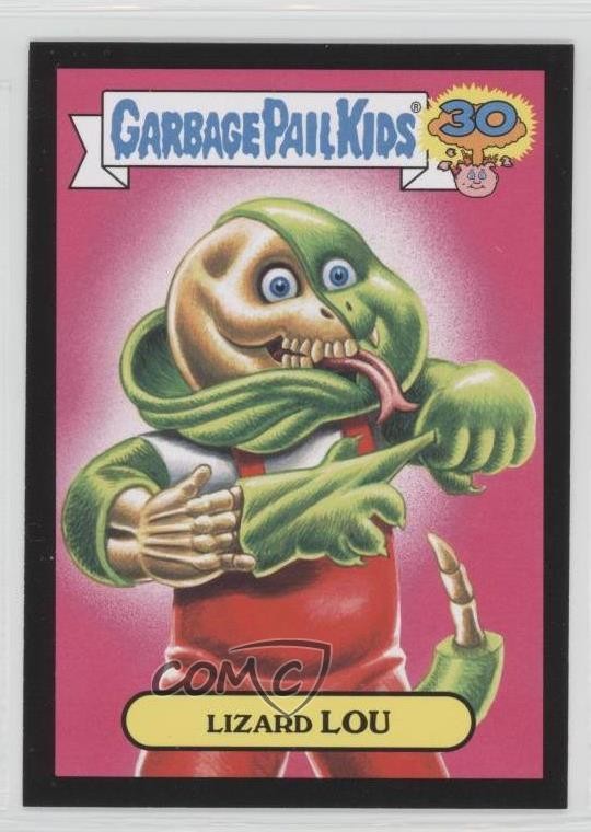 2015 Topps Garbage Pail Kids 30th Anniversary GPK's Black Lizard Lou #10b a8x