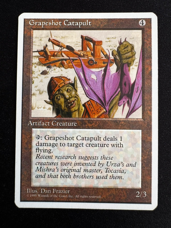 Grapeshot Catapult Mtg Catapulta A Mitraglia 4th Edition Quarta Edizione Magic The Gathering ENG