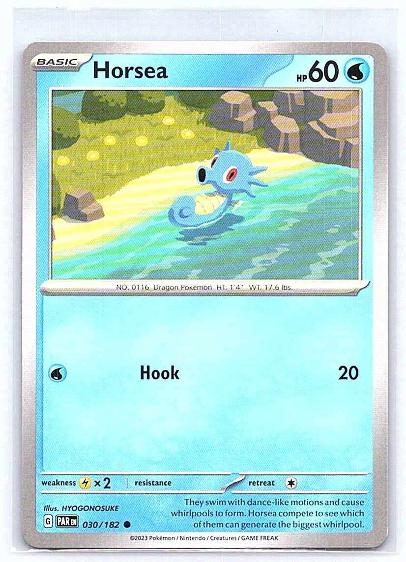 HORSEA 030/182 PARADOX RIFT CARTA POKEMON TCG