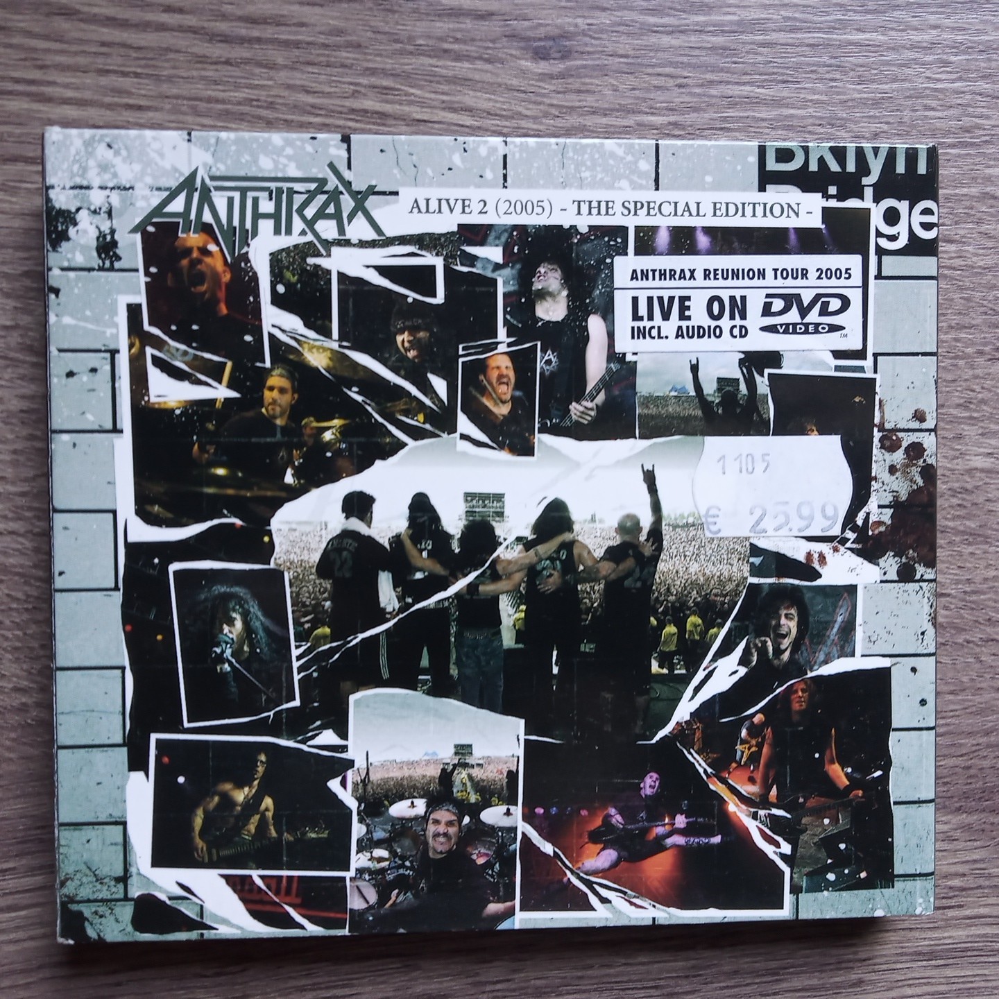 ANTHRAX - Alive 2 - The Special Edition 1CD & 1DVD NEUWERTIG 2005 DIGIPAK